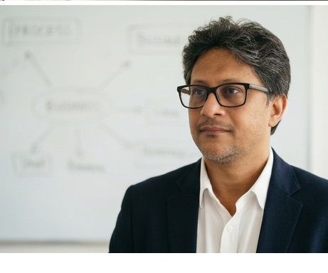 Mir Roem, enterprise sales consultant, in his Dhaka office